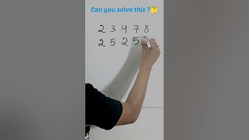 Can you solve this ?🤔 Math Puzzle #shorts #mathshorts #mathpuzzle #ytshorts #viralvideo