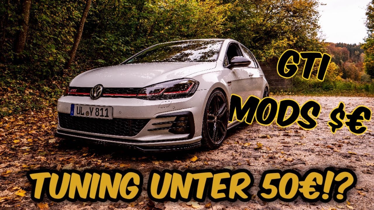 TUNING UNTER 50€?! GOLF 7 GTI FACELIFT Mods - bCreative 