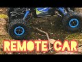 The remote control car toy.