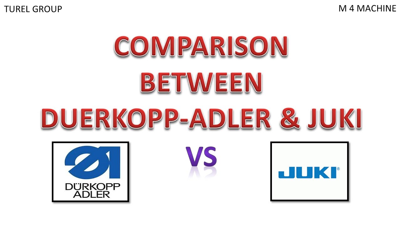 DuerkoppAlder Vs JUKI, Comparison between DA & JUKI YouTube