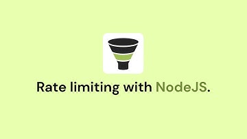 Rate limiting APIs in NodeJS