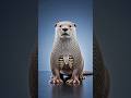 Otters Use Tools Like Humans? 🦦 | Amazing Animal Intelligence Facts #shorts