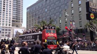 LA Kings Stanley Cup Championship parade 2012