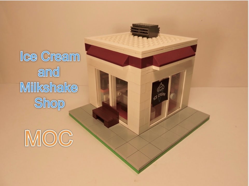 LEGO Ice Cream and Milkshake Shop MOC YouTube