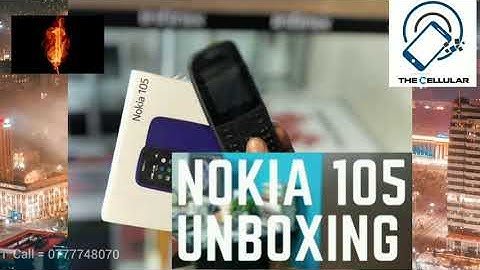 NOKIA 105 UNBOXING video