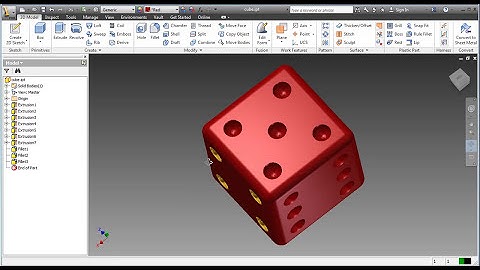 Autodesk Inventor Tutorial Lesson 7  Adding colour