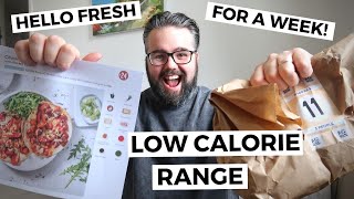 I tried Hello Fresh's LOW CALORIE range for a week!