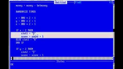 QB64 Tutorial 14 - Casino Slot Machine Game