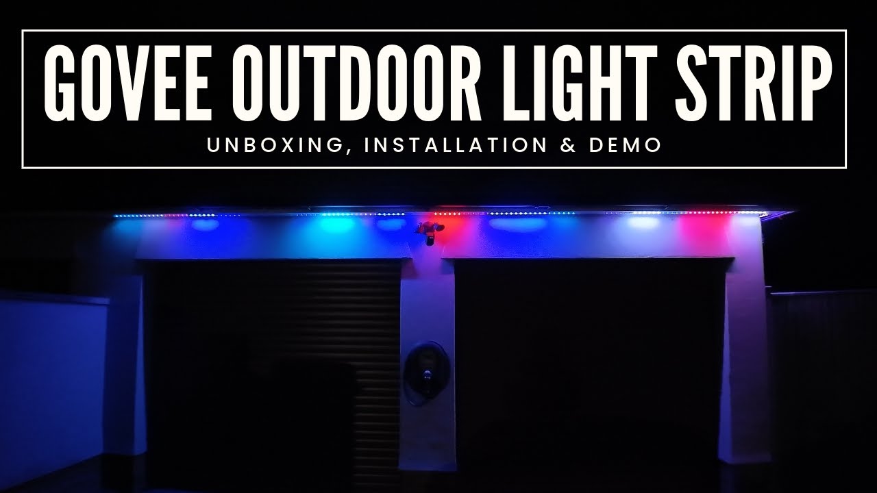 Govee outdoor LED light strips review