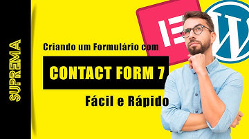 Como configurar o Formulário de Contato (Contact Form 7) | Wordpress 2020