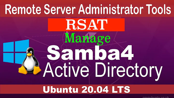 Manage Samba4 Active Directory Infrastructure from Windows10 via RSAT