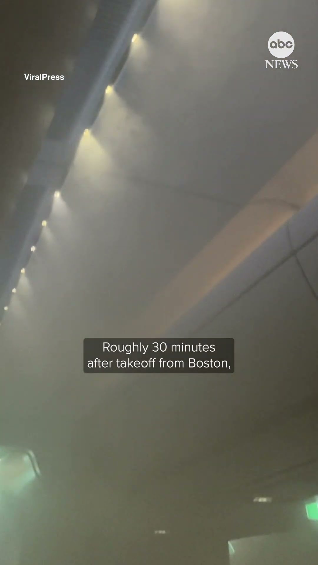 Plane cabin fills with smoke after takeoff from Boston