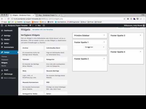 WordPress Schulung #12: Widgets