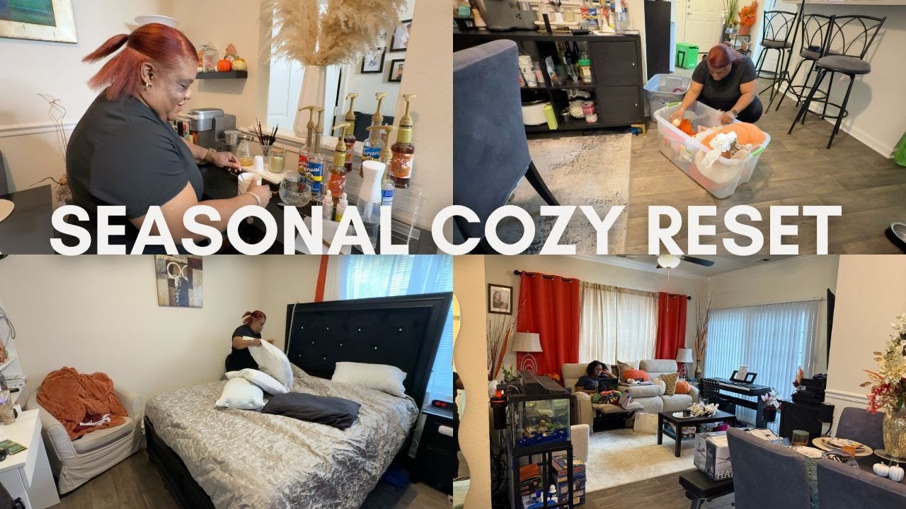 Уютное обновление дома | Осенний декор убран, кофе дня и стирка