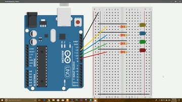 Arduino Tutorial- How to Blink Multiple LEDs (Simulation)