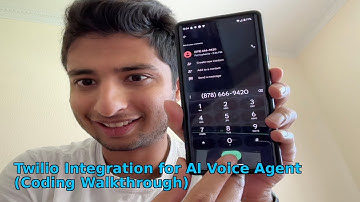 Twilio Integration for AI Voice Agent (Coding Walkthrough)