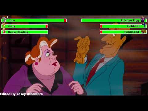 Tom and Jerry: The Movie (1993) Final Battle with healthbars