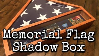 Memorial Wooden Flag Case How To