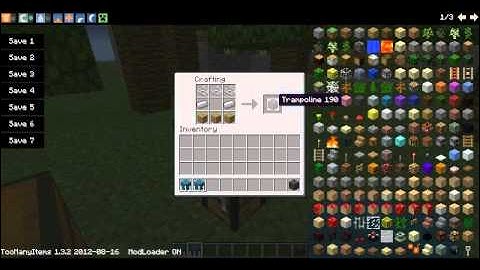 Trampoline Mod Minecraft 1.3.2