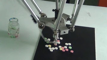 [Industrial Application] Using Delta Robot to pick up pills