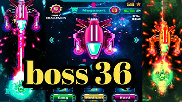 Megazord Boss 36/ Killing By king Of Aliens Galaxy Attack Alien Shooter
