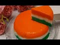 🇮🇳 Tiranga Pudding Recipe  Indian Independence Day Special