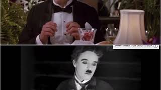 Chaplin (1992) and The Gold Rush (1925) scene comparison