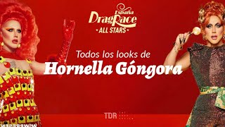 Todos los looks de Hornella Góngora en Drag Race España All Stars 💫 #DragRace