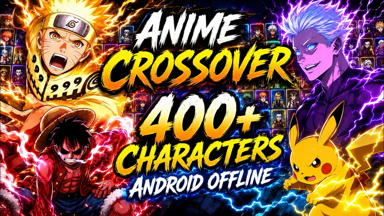 NEW‼️ ANIME CROSSOVER TECAM V2.8 MUGEN ANDROID - 400 CHARACTERS