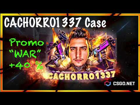 CSGO.NET promo code "WAR" +40% to your deposit // Open CACHORRO1337 Case // (mycsgo)