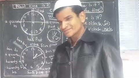 How to tell the time in Rohingya language By Zaheed Husson