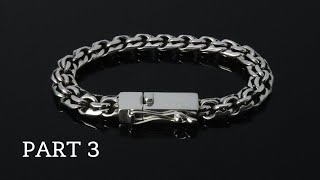 How it's made - Making a Box Clasp for Handmade Silver Bracelet Bismarсk PART 3