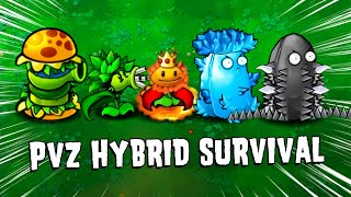 Plants Vs. Zombies Hybrid | Survival Mode  Best Battle PVZ  Hybrid Plants Gameplay & Download