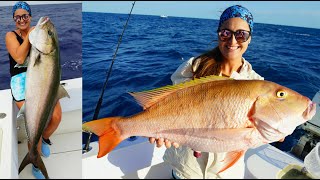 HUGE Snapper & BIGGEST Amberjack! Catch, Clean & Cook! Key West, Florida Fishing!