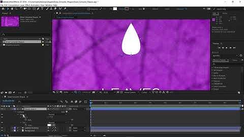 Learn after effects - Create complex shapes with shape layers using path operations