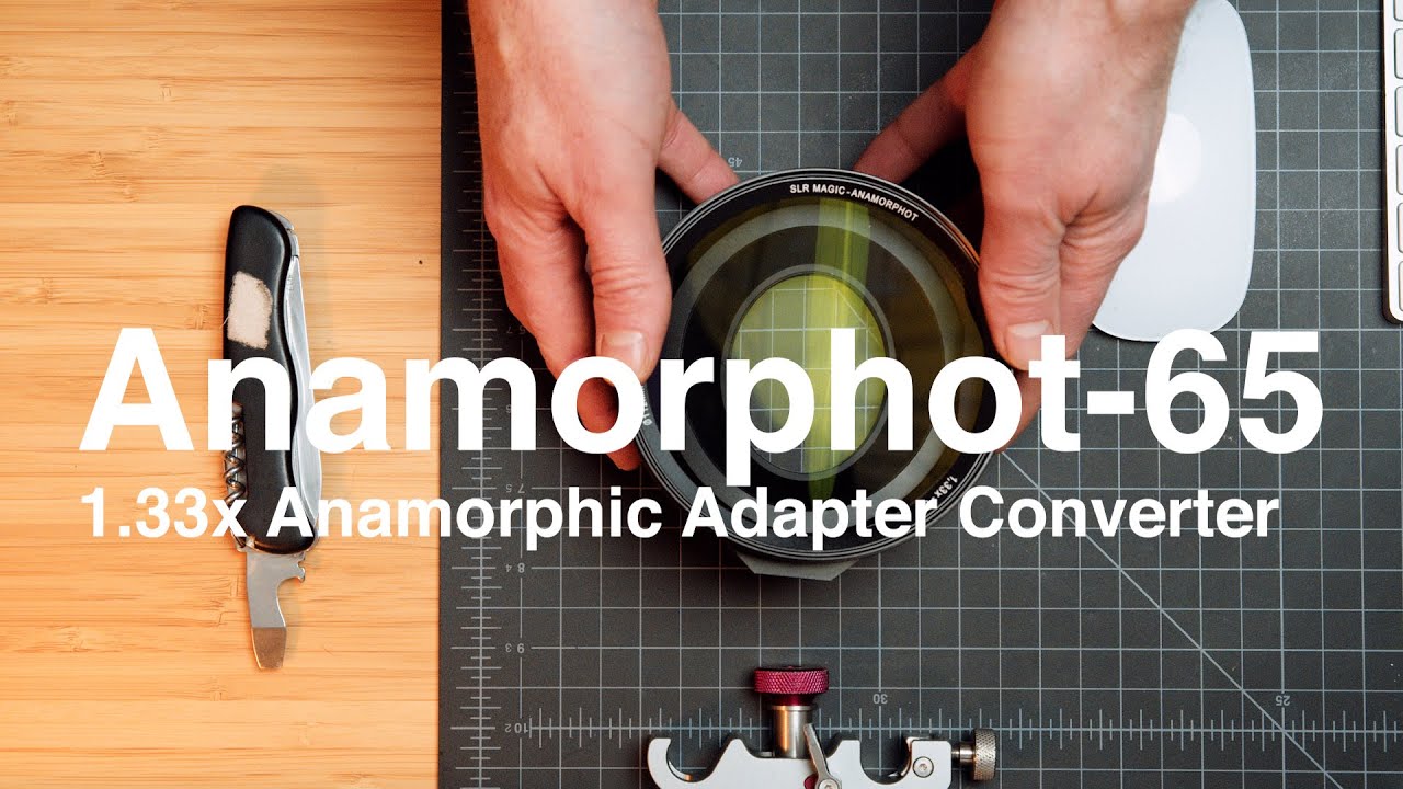 Anamorphic adapter + Canon 24-70mm [ ANAMORPHOT 65 ] - YouTube