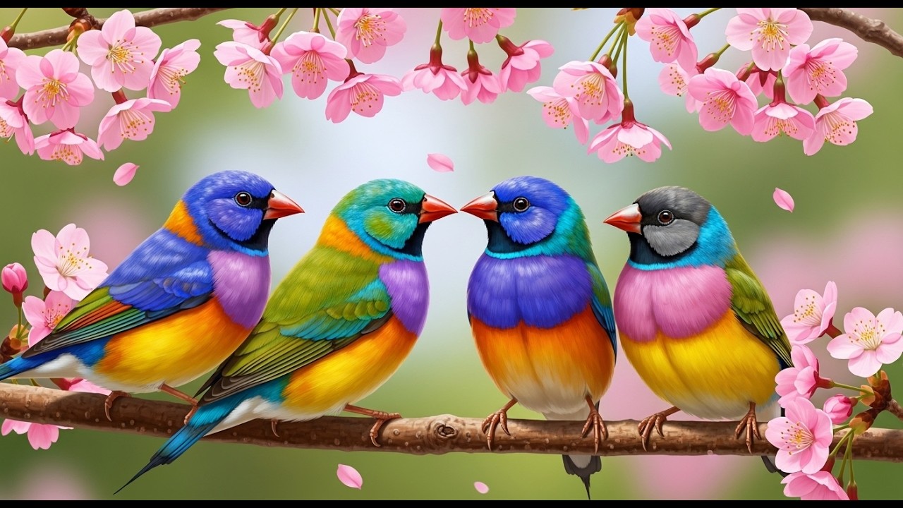 Beautiful Relaxing Piano with Bird Sounds | Calm Nature Music for Deep Focus & Healing