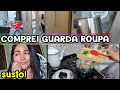 COMPREI O GUARDA ROUPAS | UM SUSTO 🥺 ORGANIZAÇAO e DICAS de LIMPEZA| POR CASA LIMPA