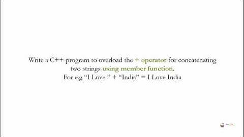 C++ Program - binary operator overloading in c++