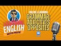 Grammar  adjectives opposites  online learning english with mizie learningenglishwithmizie