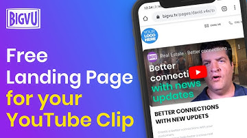 Create a Free Landing Page for your Youtube Video in minutes