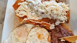 Chilaquiles como yo los preparo.