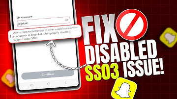 How to Fix Snapchat Temporarily Disabled – Support Code SS03 (Your Access is Temporarily Disabled)