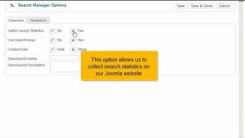 Joomla! Tutorial #25: How to Use the Search Manager