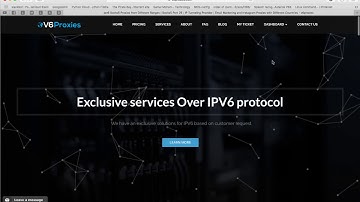 IPV6/IPV4 Proxies/Soskcs5 Rotated/static -V6Proxies.com