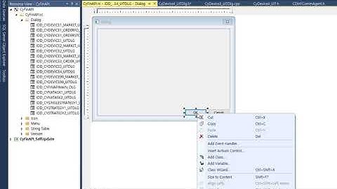 MFC CDialog based class creation