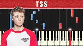 Alec Benjamin - TSS | Piano tutorial