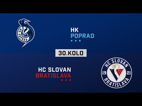 30.kolo HK Poprad - HC Slovan Bratislava HIGHLIGHTS