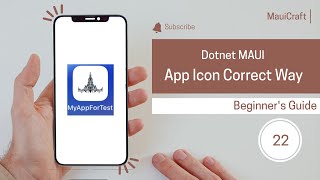 Dotnet MAUI App Icon Correct Way