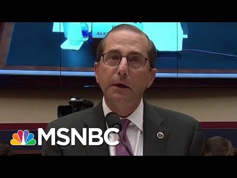 As HHS Tent City Filled With Kids, Alex Azar Left For College Reunion | Rachel Maddow | MSNBC